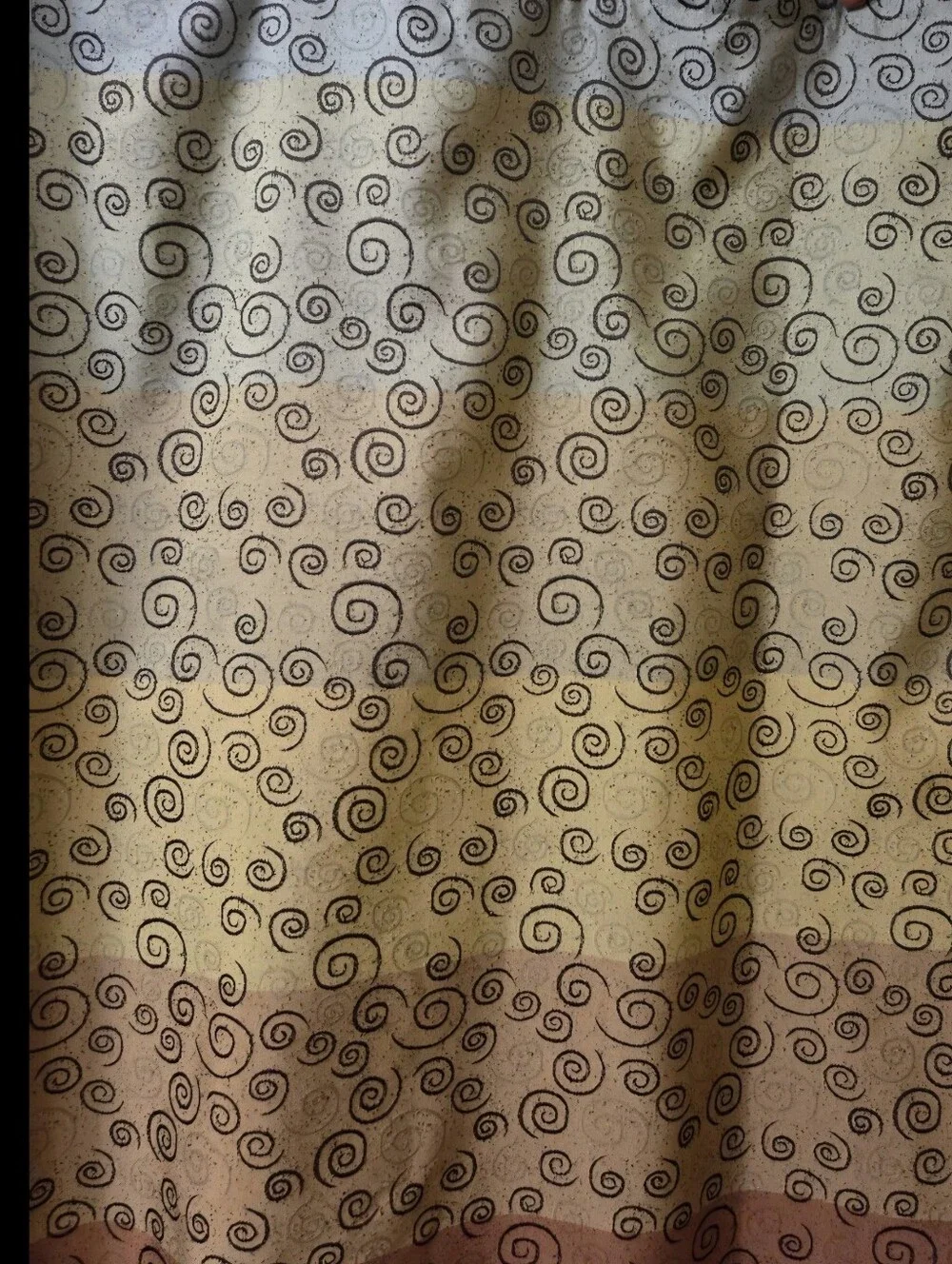 Miramar ombre shower curtain in great condition.  Hooks and liner not included.